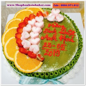 Bánh Sinh Nhật Trà Xanh - VL38